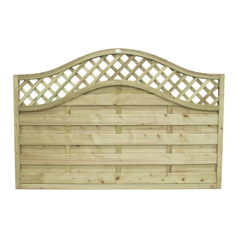 5013053155332 1 1.8m x 1.2m Pressure Treated Decorative Europa Prague Fence Panel Pack of 5.jpg